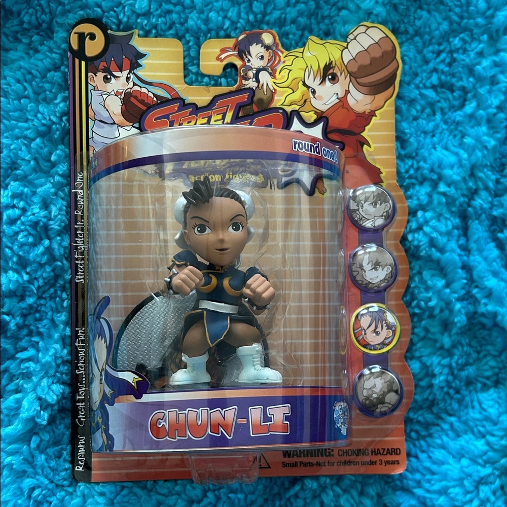 Street Fighter Chun-Li Action Figure - Blue and White